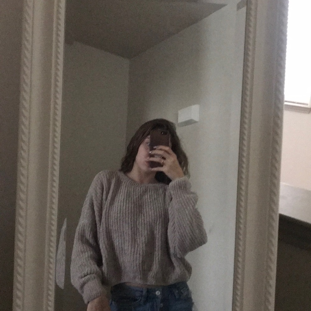 cropped sweater